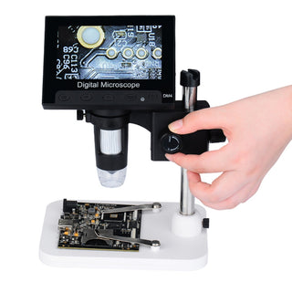1000X 4.3'' HD720P LCD Digital Microscope Portable Desktop Electronic Endoscope Magnifier DM04