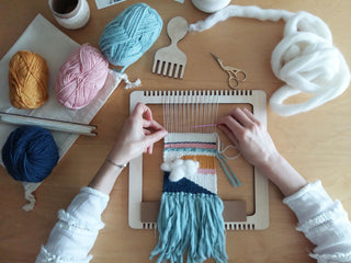 Wooden multifunctional Weaving Loom DIY Knitting Loom hand Weaver Knitting Toys Sewing Accessories  Embroidery Hoop