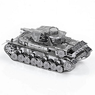 Piececool tank models 3D Metal Puzzle IV Tank Model DIY Laser Cutting Assemble Jigsaw Toy Desktop decoration GIFT For Adults