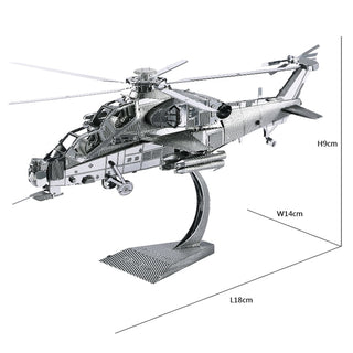 Piececool tank models 3D Metal Puzzle IV Tank Model DIY Laser Cutting Assemble Jigsaw Toy Desktop decoration GIFT For Adults