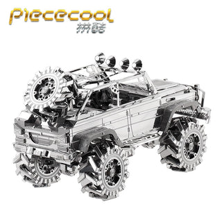 Piececool car models 3D Metal Nano Puzzle SUV OFF-LOAD VEHICLE Model Kits DIY 3D Laser Cutting Models Jigsaw Toys for adults