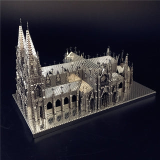 MODEL 3D Puzzle Metal Assembly Model St. Patrick's Cathedral Model Kits  DIY 3D Laser Cut Jigsaw Toy Creative toys
