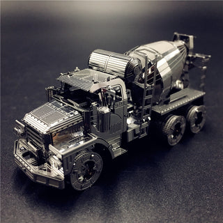 MODEL 3D Metal model kit CEMENT MIXER Engineering vehicle Assembly Model DIY 3D Laser Cut Model puzzle toy for adult