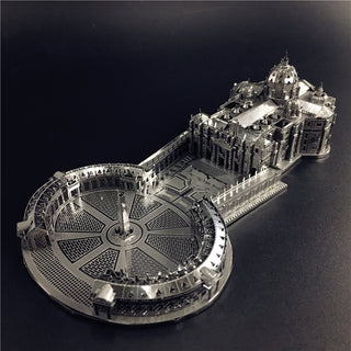 MODEL 3D Metal model kit 1:1000 STPETER'S BASILICA Assembly Model DIY 3D Laser Cut Model puzzle toys for adult