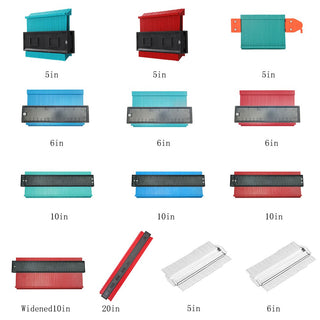 Contour Gauge 5/6/10/20inch Plastic Profile Copy Gauge Irregular Shaper Profile Ruler Gauge Duplicator Contour Gauge General Tools