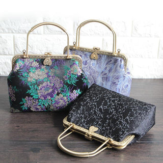 DIY Sewing Kit Fabric Women Handbags - flower Peacock