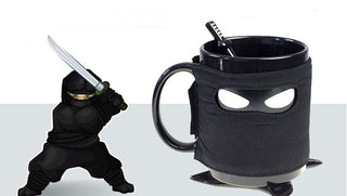 Creative Mug Ninja Mug Black Mask Ceramic Cup