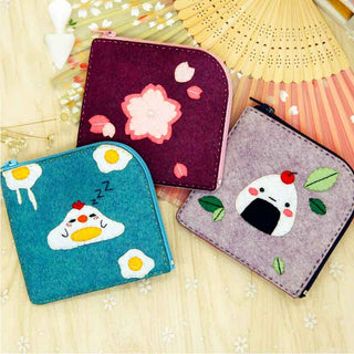 DIY Kit Felt Japanese Wallets and Purses